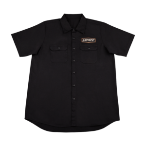 Gretsch Bike Work Shirt, Black, Small