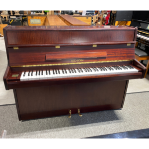 Second Hand Reid-Sohn S-108S Upright Piano, Mahogany, c. 1998