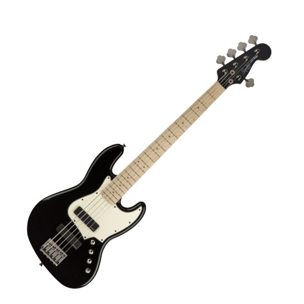 Squier Contemporary Jazz Bass V HH, Black / Maple Bass Guitar